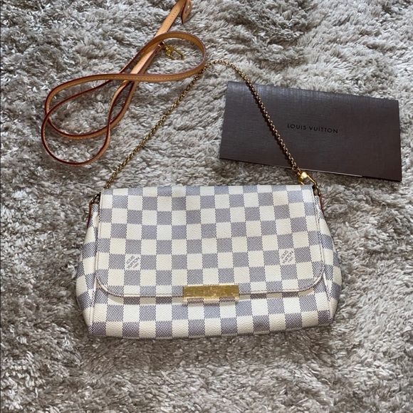 Authentic LV Favorite MM Damier Azur - Picture 1 of 13